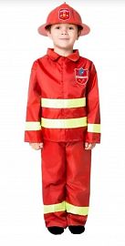 DISFRAZ BOMBERO T-3