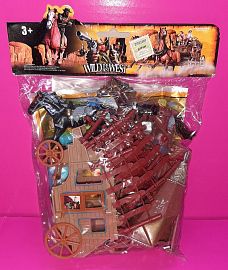 SET COWBOY CON CARRETA EN BOLSA