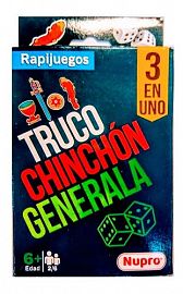 RAPI JUEGOS 3 EN 1 TRUCO-GENERALA-CHINCHON