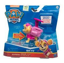 PAW PATROL SKYE CHICO CON FRASES INGLES