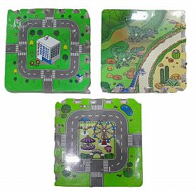 PISO DINO - CIUDAD 9 PIEZAS GOMA EVA