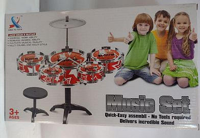BATERIA MEDIANA 5 TAMBORES C/ASIENTO