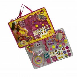 CARTERA GRANDE C/ACCESORIOS P/PELO SOY LUNA
