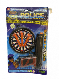 PISTOLA LANZA DARDOS DE POLICIA (60538)