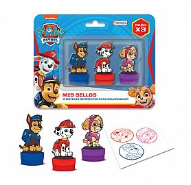 PACK X 3 SELLITOS PAW PATROL