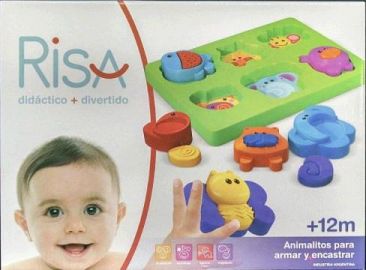 ANIMALITOS P/ARMAR C/ENCASTRE EN CAJA
