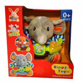PELUCHE MUSICAL ELEFANTE