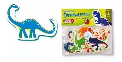 DINOS IMANTADOS 12PCS GOMA EVA