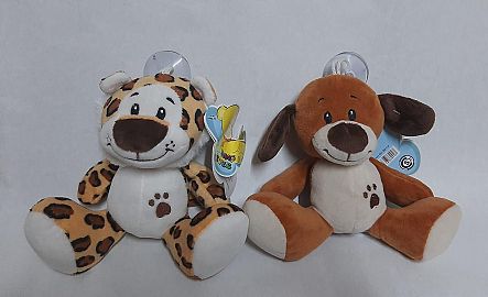 ANIMALES DE PELUCHE CON SOPAPA CHICO 6¨ - MODELOS SURTIDOS -