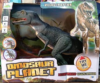 DINOSAURIO C/MOVIMIENTO LUZ Y SONIDO