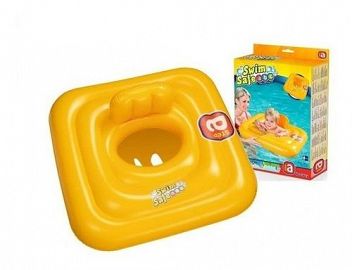 SALVAVIDAS BOMBACHA INFLABLE  CUADRADO EN CAJA