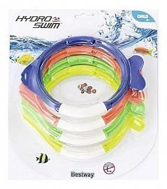 PECES DE BUCEO X4 EN BLISTER