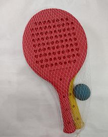 PALETA X2 C/PELOTA TENIS EN RED