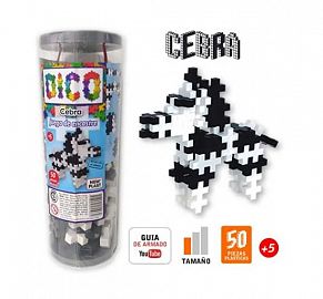 DICO CEBRA ENCASTRE 50PZAS EN TUBO