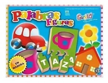 TRIPLES - PALABRAS FIGURAS MADERA