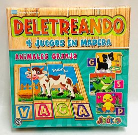 DELETREANDO MADERA GRANJA