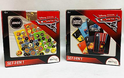 JUEGO 3 EN 1 CARS