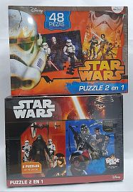 PUZZLE 2 EN 1 STAR WARS (7008) - MODELOS SURTIDOS