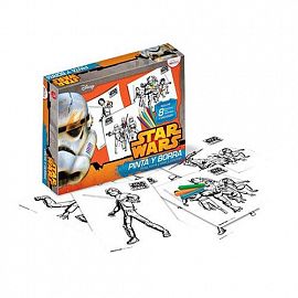PINTA Y BORRA STAR WARS (6582)