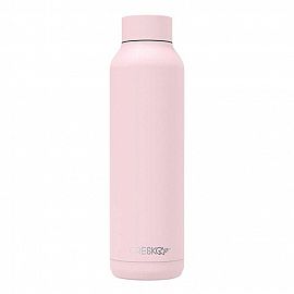 BOTELLA ACERO 630ML DOBLE CUERPO ROSA