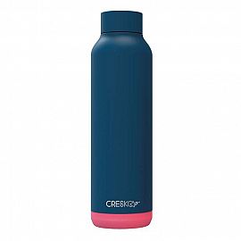 BOTELLA ACERO 630 ML DOBLE CUERPO AZUL