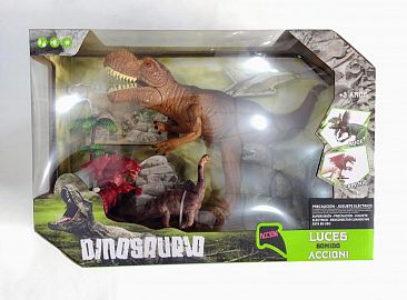 DINOSAURIO X4 LUCES Y SONIDO