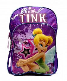 MOCHILA ESPALDA TINKERBELL C/BOLSILLO