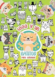 LIBRO PARA COLOREAR 1000 Y UN GATITOS