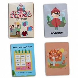 CARTAS LAS ESTACIONES, EL CLIMA Y LA ROPA (00021)