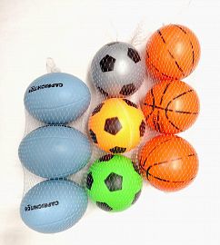 PELOTA Nº1 X3 EN RED BASQUET, FUTBOL, RUGBY (0900)