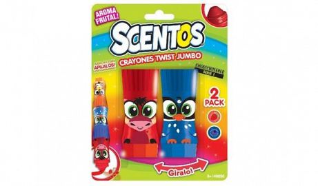 SCENTOS CRAYON TWIST JUMBO X 2 CON AROMA