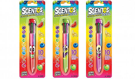 SCENTOS LAPICERA MULTICOLOR CON AROMA (41254) (41253)