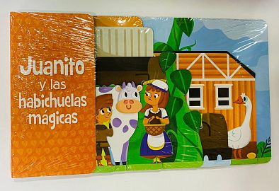 LIBRO CON LENGUETAS JUANITO Y LAS HABICHUELAS MAGICAS