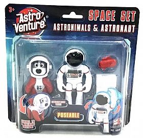 ASTRO VENTURE ASTRONAUTA Y MASCOTA EN BLISTER
