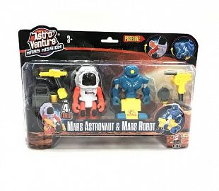 ASTRO VENTURE ASTRONAUTA Y ROBOT EN BLISTER