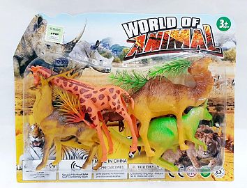 ANIMALES DE SELVA X4 EN BLISTER
