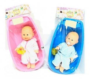 BEBE RULITO CON BAÑERA EN BOLSA