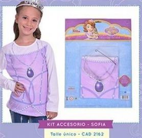 KIT REMERA Y CORONA PRINCESA SOFIA