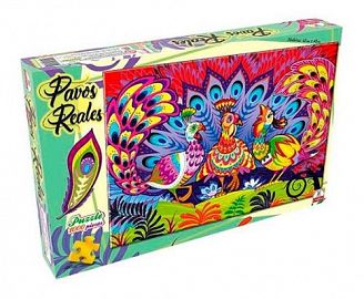 PUZZLE 1000 PZS PAVOS REALES
