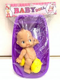 MINI BEBE CON BAÑERA Y ACCESORIOS 61465