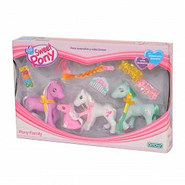 PONY FAMILY X 4 EN CAJA