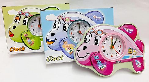 RELOJ DESPERTADOR AVION DE METAL