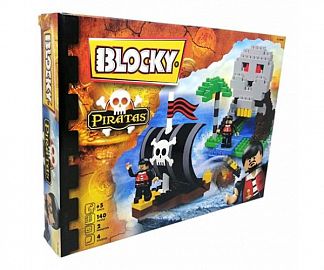 BLOCKY PIRATAS ISLA 140 PZS