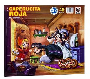 PUZZLE 48 PZAS CAPERUCITA ROJA