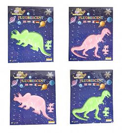 STICKER GLOW DINO GRANDE BRILLA EN LA OSCURIDAD