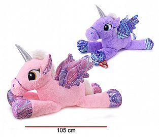 UNICORNIO CON ALAS BRILLO GRANDE