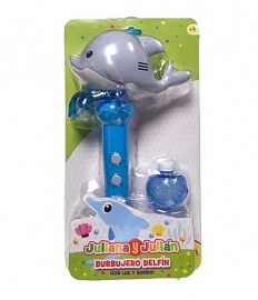 BURBUJERO DELFIN CON LUZ Y SONIDO JULIANA Y JULIAN