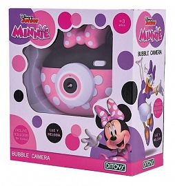 CAMARA BURBUJERO CON LUZ Y SONIDO MINNIE