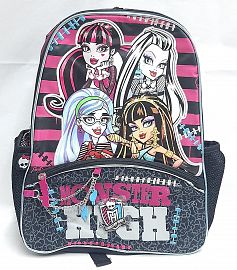 MOCHILA ESPALDA MONSTER HIGH 16