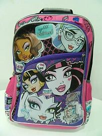 MOCHILA MONSTER HIGH ESPALDA 18